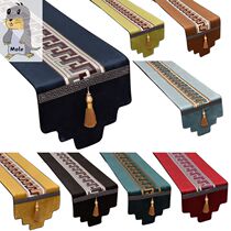 Table coffee table porch TV cabinet cover cloth code Chinese style model room living room meal new Chinese style simple table flag Zen ancient