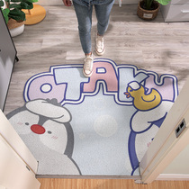 Penguin lovers thickened silk loop access floor mat household can be cut pvc mat non-slip mat doormat entrance mat entrance
