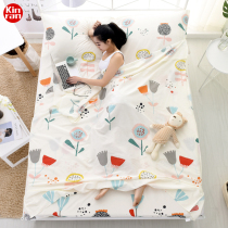 Pure cotton hotel dirty-proof sleeping bag business quilt cover Portable hotel one-piece travel double travel bed sheet quilt cover