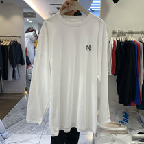 Dongdaemun Korea mens clothing 2020 spring long-sleeved t-shirt mens trend brand round neck loose youth base shirt trend