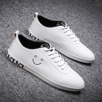Autumn mens shoes trendy shoes 2021 New Flat Spring and Autumn small white shoes Joker Leisure board shoes White shoes Tide brand autumn and winter
