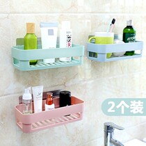 Mini storage rack toilet toilet paper pendant mobile phone rack strong toilet storage rack simple paste type