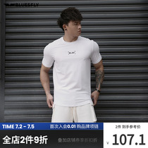 BLUESFLY short sleeve mens summer new loose casual T-shirt outdoor speed dry sports gym training blouses