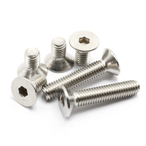 M5 M5 M6 M8 DIN7991 304 DIN7991 stainless steel countersunk head socket inner hexagonal screw