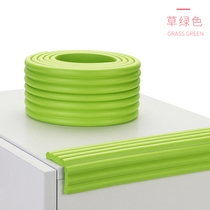 Cabinet side strip self-adhesive anti-collision mat corner guard sponge patch furniture anti-bump soft bag sofa side rubber strip