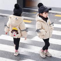 Baby girl winter clothes girls autumn winter coat 2021 new foreign baby baby Princess 1 child 3 years old Korean version of clothes