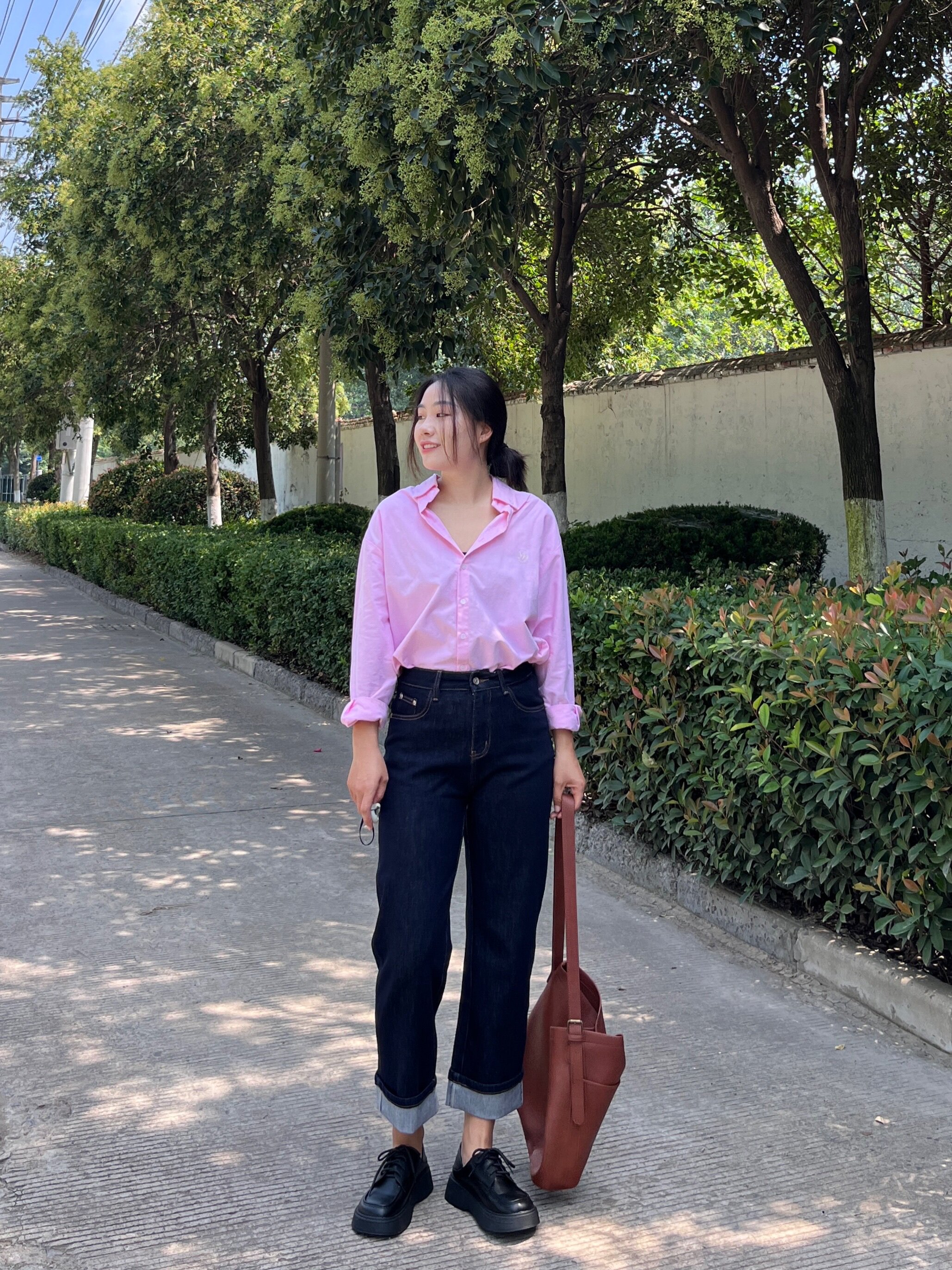 达芙妮春季厚底乐福鞋，英伦风厚底增高3-4cm小个子友好一脚蹬便捷