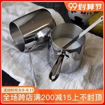 MCOKI 18 10 stainless steel mini milk pot coffee pot macaron boil syrup melted chocolate