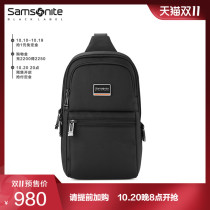 Double 11 pre-sale] Samsonite mens bag crossbody chest bag fashion leisure summer shoulder backpack business trip ho0