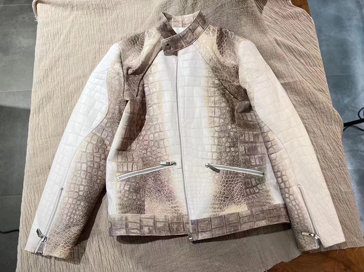 Himalayan Crocodile Skin Belly Jacket