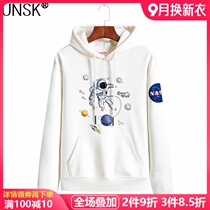 Official website flagship store mens clothes spring new leisure trend knitted pullover clothes NASA2021