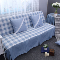 Sofa cover cloth sand release cover cloth full cover mesh red sloth sofa cover towel cushion anti-cat catch Nordic style full bag