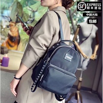 Oxford cloth womens backpack bag 2019 new fashion student bag simple Korean version of high school Joker travel small backpack