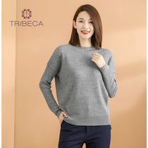 TRIBECA TRIBECA T0588B11Z379 2020 new womens fashion semi-turtleneck long-sleeved sweater