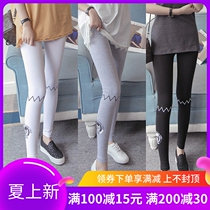 Japanese spring summer beating underpants woman high waist large code tight sports elastic pants 90% pants slim fit slim fit slim fit slim fit