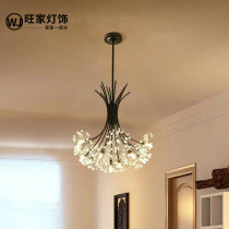 Nordic Minimalist Modern Restaurant Chandelier Bedroom Light Creative Personality Clothing Shop Bar Terrace Living Room American Crystal Lamp