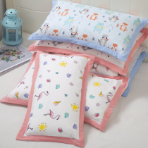Childrens Pillow Case 30 × 50 Cotton Baby Gauze Male and Female Single Pair 40 × 60 Baby Latex Pillow Case