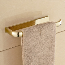 European style All copper gold towel ring Household towel rack Bathroom towel rack Wall-mounted towel bar