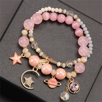 Girlfriend Bracelet Female Handbracelet Two students a pair of cheap friendship personality hand decoration silver in tide