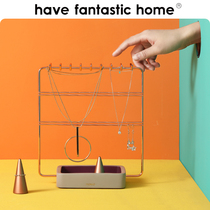 Good thing has dressing table jewelry shelf display rack hanging earrings jewelry rack ring ring ring finger rack hand jewelry necklace storage rack