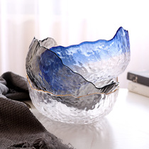 Phantom of the Opera creative irregular salad bowl household fruits and vegetables medium large glass salad bowl tea washing dishes