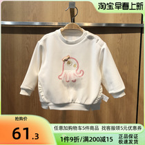 Bala Bala Boy Dress Long Sleeve T-shirt 22 Years Winter New Baby Girl Round Collar Comfort Clothing 200421100004