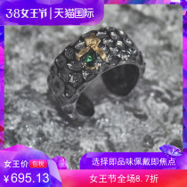 Stars new brand new identical JLInN designer brand male and female universal ring ear hanging orchid natural original