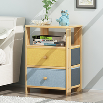 Simple modern bedside table shelf Economical storage cabinet Bed cabinet Special offer simple bedroom bedside small cabinet