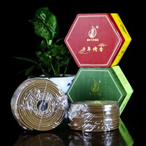 Natural 12 24 hours large plate fragrant old mountain sandalwood Tibetan incense plate incense 15 pieces of agarwood