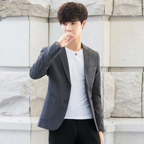 Casual suit Mens spring and autumn new Korean version Trend Body Jacket Handsome and Inn Wind Business Suits Mens Suit