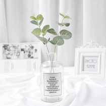 ins wind emulation Eugalie leaf photo-prop pendulum pieces ornament swing for gourmet photo shoot background cloth decoration