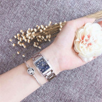 Bulova Womens Watch Bulova Rectangular diamond-set fashion womens quartz watch 96R211