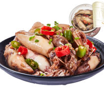 Quji leaves Spicy sea hare Ready-to-eat canned small seafood Cooked spicy mullet Qingdao Aquatic Products