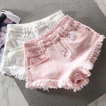 Denim Shorts Womens Summer 2022 New Design Sensation High Waist Small Subsuper Short Display Slim side A word hot pants