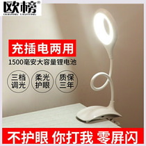 LED Beauty Textured Embroidery Lamp Portable USB Charging Clip Lamp Medecor Soft Light Protective Eye Without Shadow Surgery Small Table Lamp