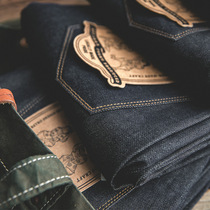 Maden Tooling 13 8oz Day Ensemble Retro Color Cotton Double Bare Ears Original Cow Ameclick Straight Barrel Jeans Man