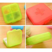 4 public health pill case organizer medicine box storage cas