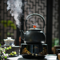 Song Yixuan Electric Ceramic Stove Tea Stove Home Mute German Tea Cooker Copper Iron Pot Silver Pot Special Water Metal Hand-painted