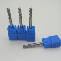 Tungsten steel end mill for 3-blade aluminum integral alloy high-gloss aluminum tool 6mm extended milling cutter 3F-D6X30X100