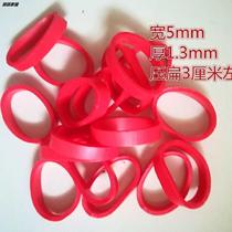 Tie crab rubber band rubber ring with rubber band vegetable shop high temperature resistant leather ring household bundle vegetable special leather cover round