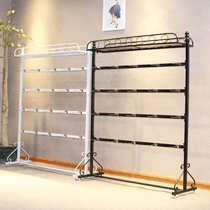 Socks shelf display stand Floor multi-function jewelry rack Gloves rack Stockings rack Hanging underwear Nakajima shelf