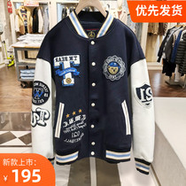 Zhao Ruths paragraph 2022 Spring new casual Korean version TW Little Bear baseball uniform jacket woman jacket TTMZ22D201I