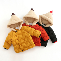 2019 New Boy long thick coat 0-4 years old boy baby winter cotton padded jacket baby winter cotton clothes