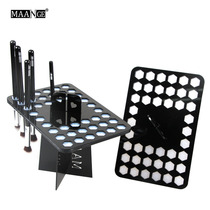 MAANGE 14 26 42 Holes Acrylic Makeup Brush Holder Stand