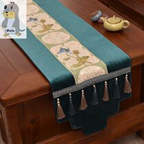 Chinese European table flag feels good mahogany living room embroidered neoclassical beautiful dining table TV cabinet coffee table fabric bed flag