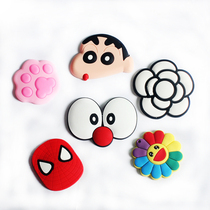 Cute cartoon silicone door bumper bathroom room door stopper top buffer mute anti-collision pad door top door stopper decorative sticker