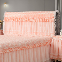 Qiaozhe life bedside cover 2021 new cotton cotton cloth art bed head cover full leather bed protection summer