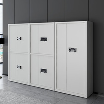 Yisenia thickened confidential cabinet Electronic password double section cabinet Confidential data file cabinet Drawer file cabinet Tin cabinet