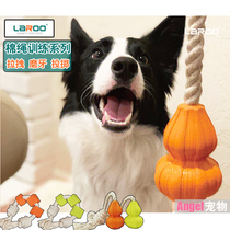 Leno knot molar teeth cleaning Corgi Labrador Golden retriever border medium and large dogs venting bite-resistant rubber toy