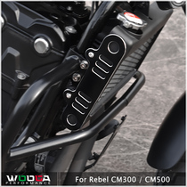 Suitable for Honda CM300 CM500 Rebel modified motorcycle radiator double-sided anti-knock water tank protection plate